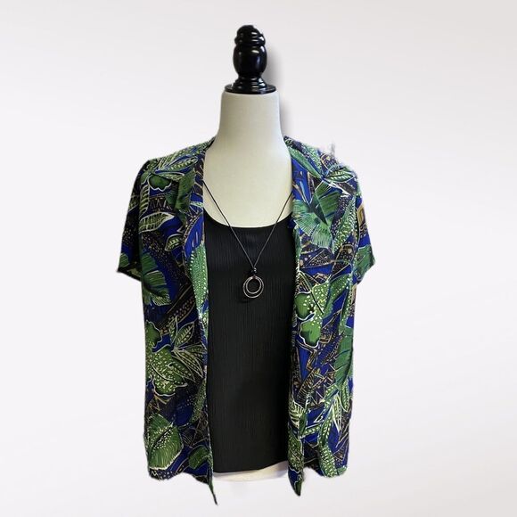Notations | Women's Blouse With Under Tank and Necklace - Picture 1 of 5
